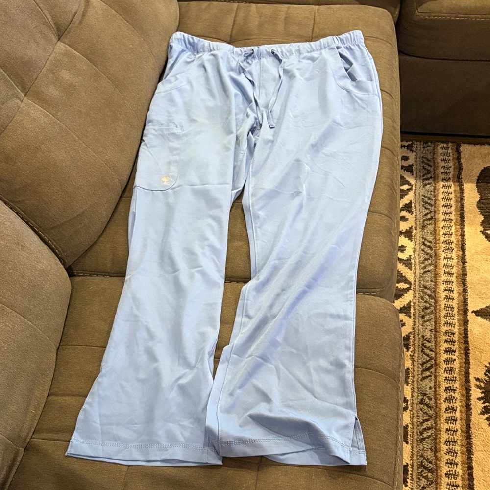 Healing Hands Light Blue Women's Pants